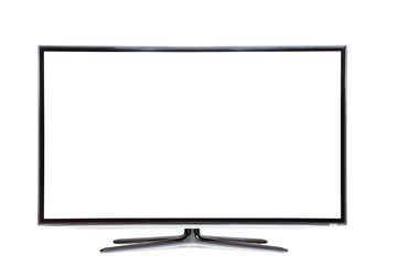 monitor isolated on white