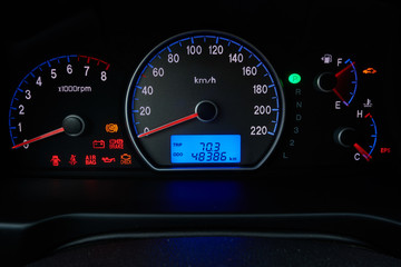 Car instrument panel