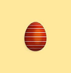 Fototapeta premium Easter Egg gold white