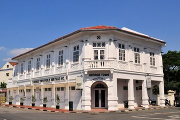 Fototapeta na wymiar British Colonial World Heritage Office, George Town, Penang