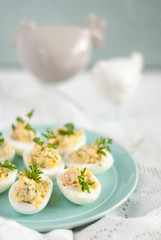 eggs with prawns
