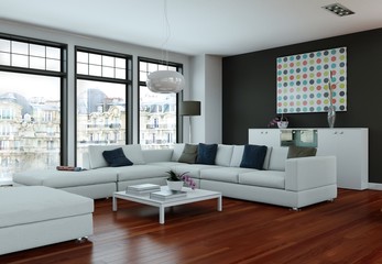 helle moderne Wohnung