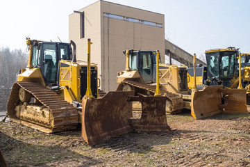 Obraz premium Baustellenfahrzeug