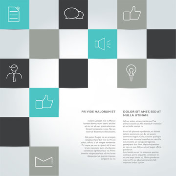 Brochure, report layout template. Info graphic.