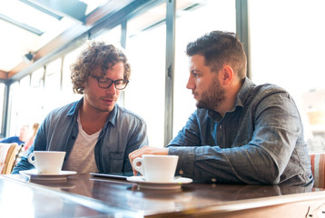 Casual meeting in a Coffee Shop