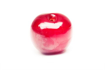 Cherry on a white background