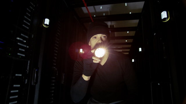 Intruder in a data center