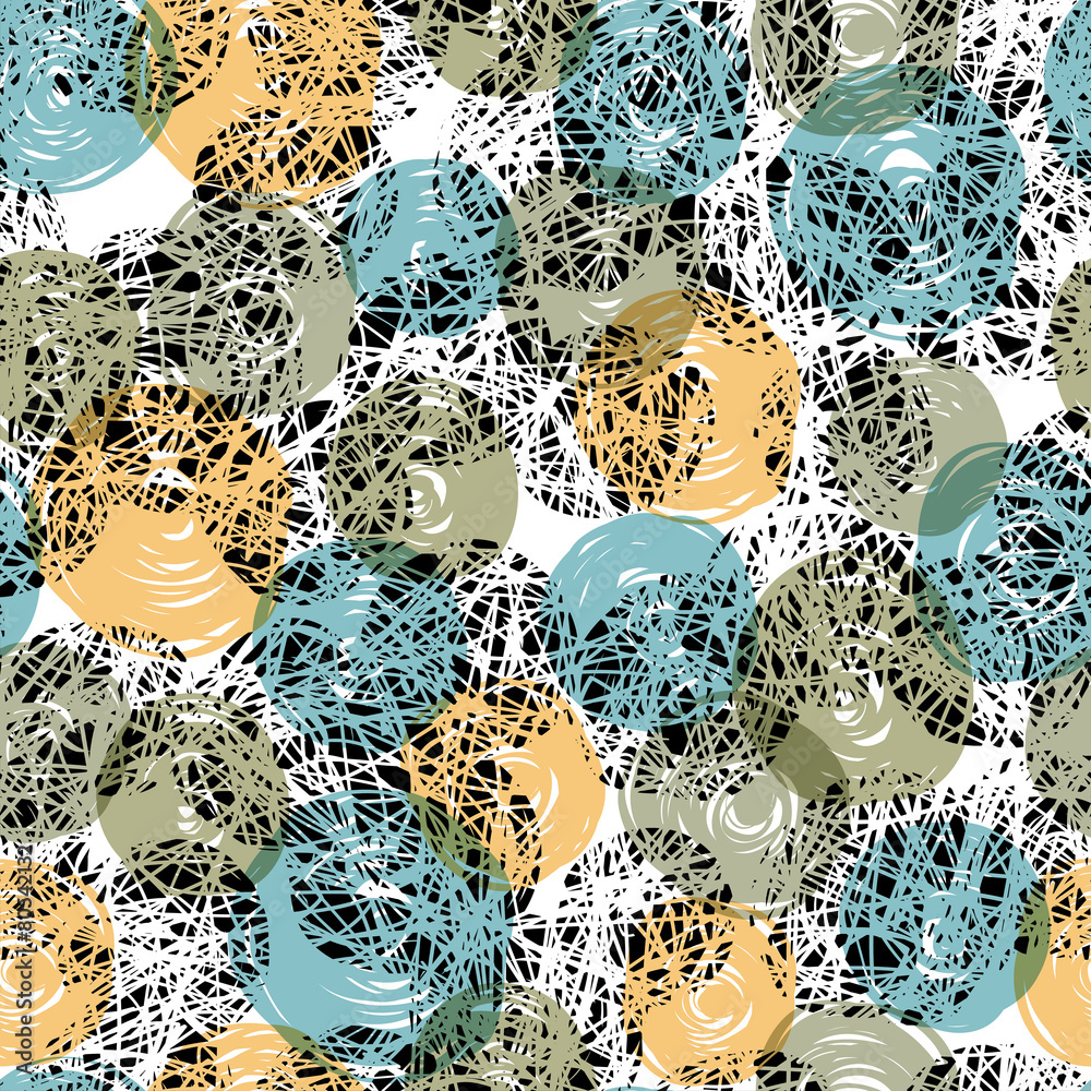 Aufkleber seamless pattern abstract