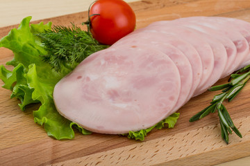 Sliced ham