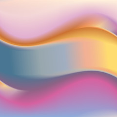 Abstract colorful wave. Vector. 10