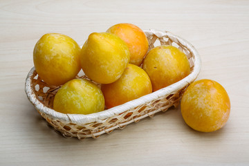 Yellow plums