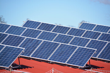 placas solares en un tejado
