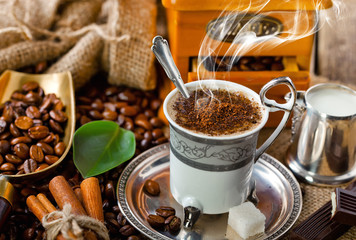 Black coffee