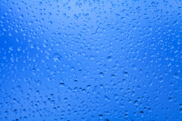 Water drops on abstract background
