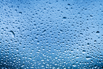Water drops on abstract background