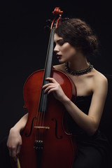 Girl with cello © svetography