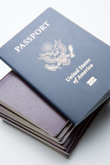 American Passport on Top of Other Passports