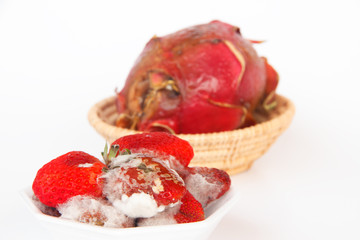 Aged Strawberry - Stock Image