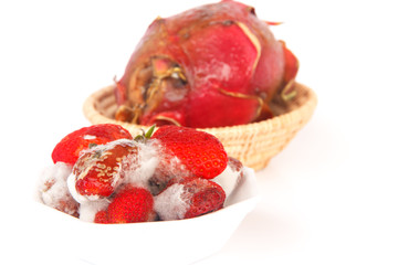 Aged Strawberry - Stock Image