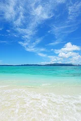 Fototapeten 美しい沖縄のビーチと夏空 © sunabesyou