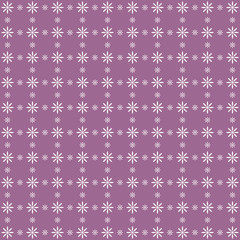 Vector illustration of seamless pattern with abstract flowers.