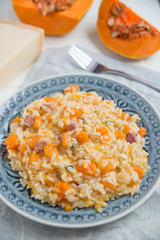 Kürbis Risotto