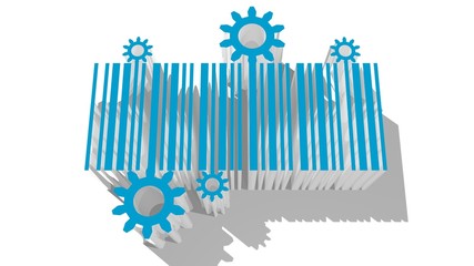 barcode modufied by gear