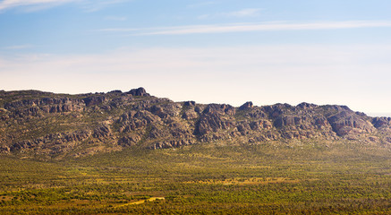 Mountains in the Victoria Valley, Grampians National Park, Victoria, Australia