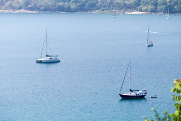 Obraz premium Boats at the beach