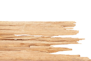 Wood texture on white background