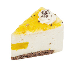 The piece of a pie, cake of a souffle