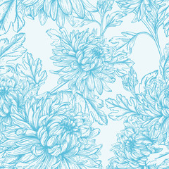 Veamless floral pattern.