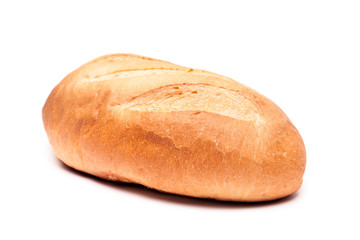 bread on a white background