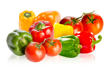 tamato with bell pepper