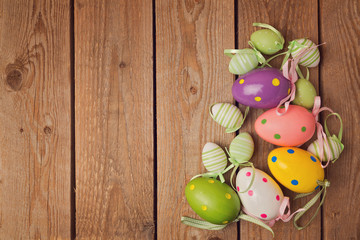 Eggs decorations for easter holiday celebration