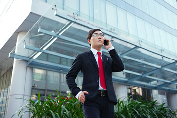 Handsome Vietnamese businessman