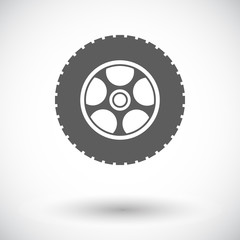 Icon car wheel.