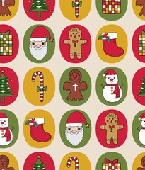Seamless christmas pattern