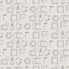 Obraz premium seamless background on the photography theme