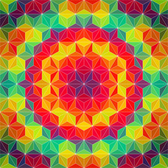 Colorful Triangle Pattern