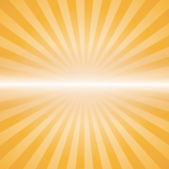 orange color burst background. Vector illustration