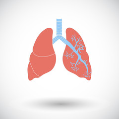 Lungs in Black and White