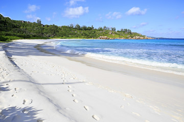 Beautiful beach Anse Cocos.