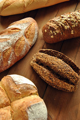 Different types of bread