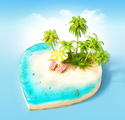tropical island