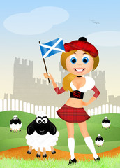 Scottish girl