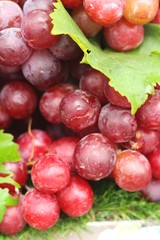 Fresh grapes at the market