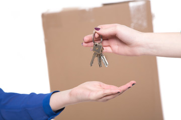 Übergabe des Schlüsselbundes