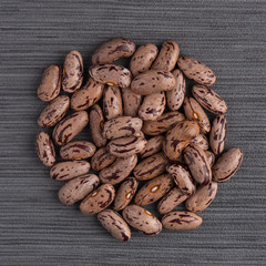 Circle of pinto beans