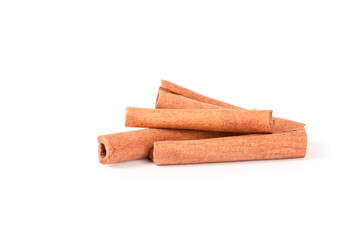 cinnamon isolated on white background